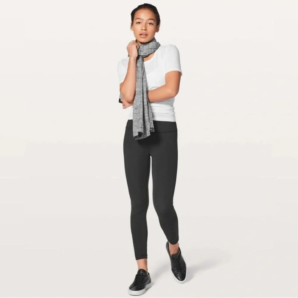 LULULEMON ATHLETICA Vinyasa Scarf *Rulu in‎ Space Dye Seal Gray Deep Cool